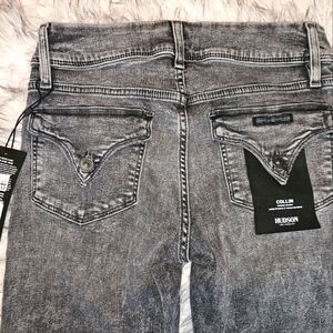 NWT Hudson Collin Mid-rise Skinny, Thunderstruck w/back flap,never worn